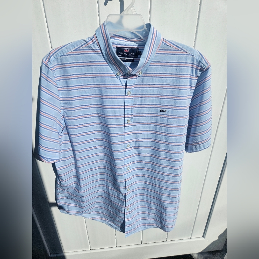 Vineyard Vines Men's Shortsleeve Dress Shirt